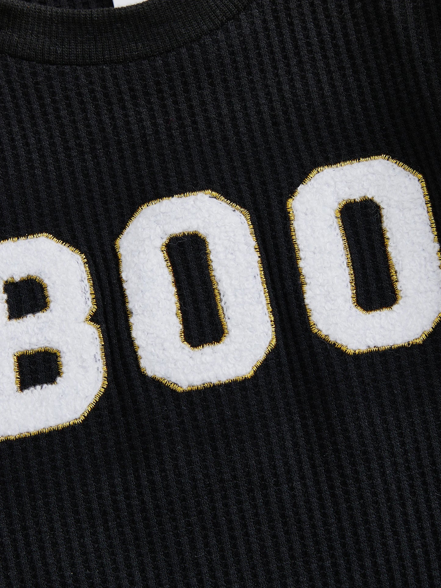 Toddler Boy's Halloween Outfit Set - Ghost Print Sweatshirt & Elastic Pants