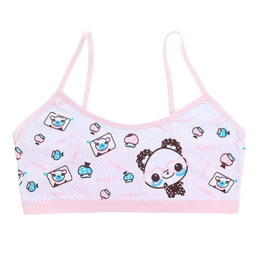 3pcs Girls Vest Bras One Size(7-14Y)