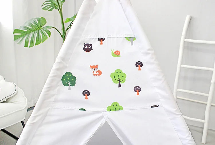 110×110×140cm Baby Playpen Children’s Toy Tent Wigwam Indoor Tipi  Play House