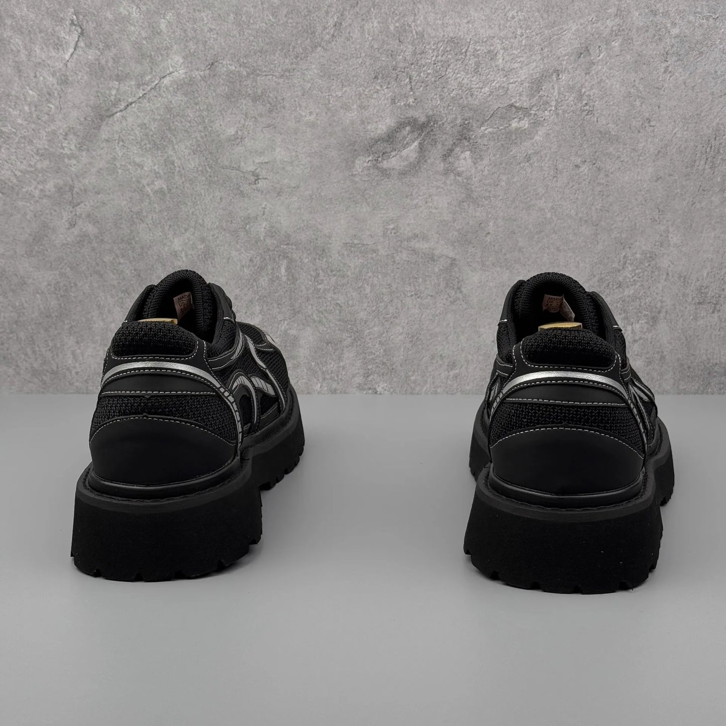 Men's Platform Derby British Style Thick Sole Breathable Shoes
