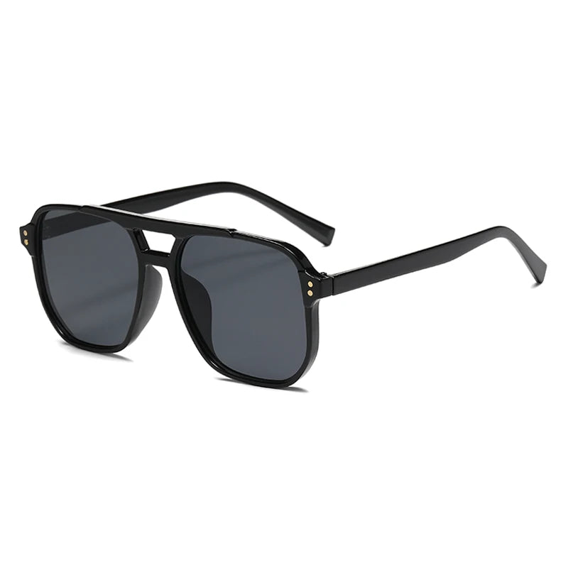 Classic Square Sunglasses - 5 Pack UV Protection Oversized Fashion Eyewear