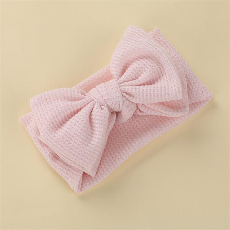 Infant Baby Girl Bow Headband Cute Stretch Bowknot Sweat Hair Bands Clothing Accessories