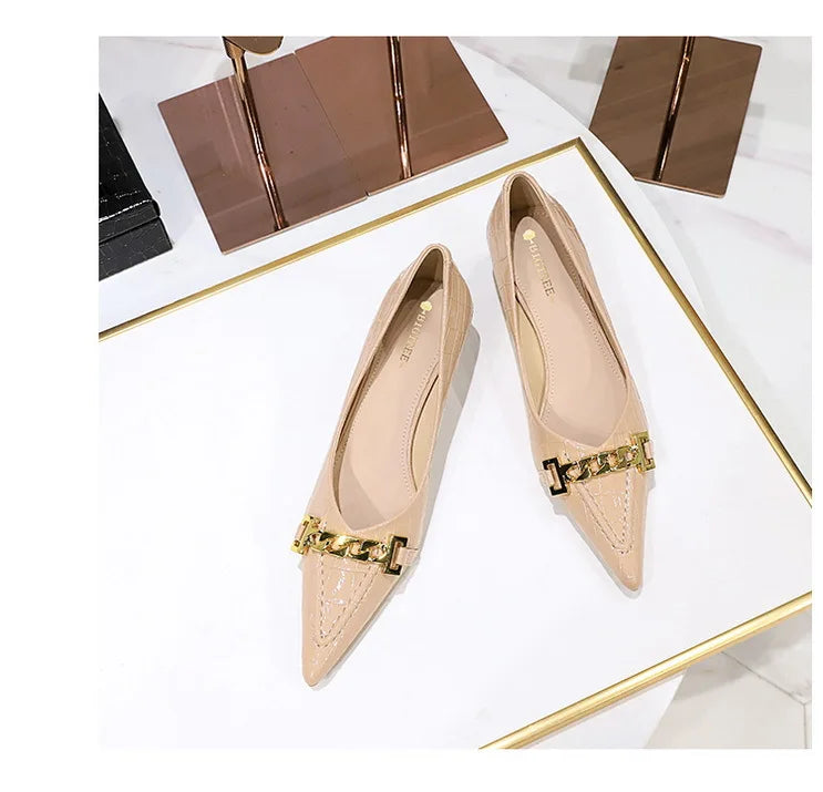 Patent Leather Stiletto Pumps - Professional Office Heels Available in 12 Colors