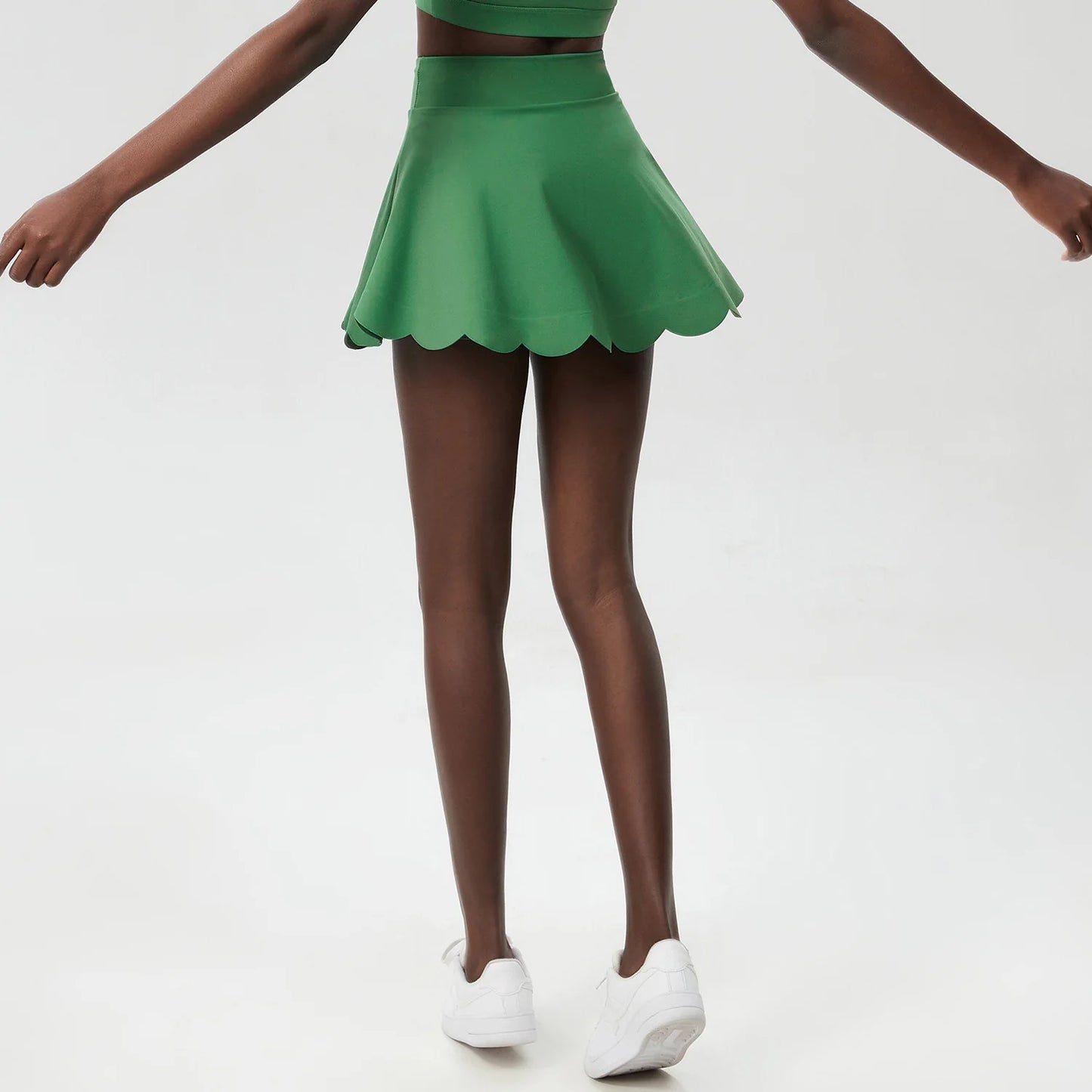Tennis Skirt with Built-in Shorts - Quick Dry Athletic Skort