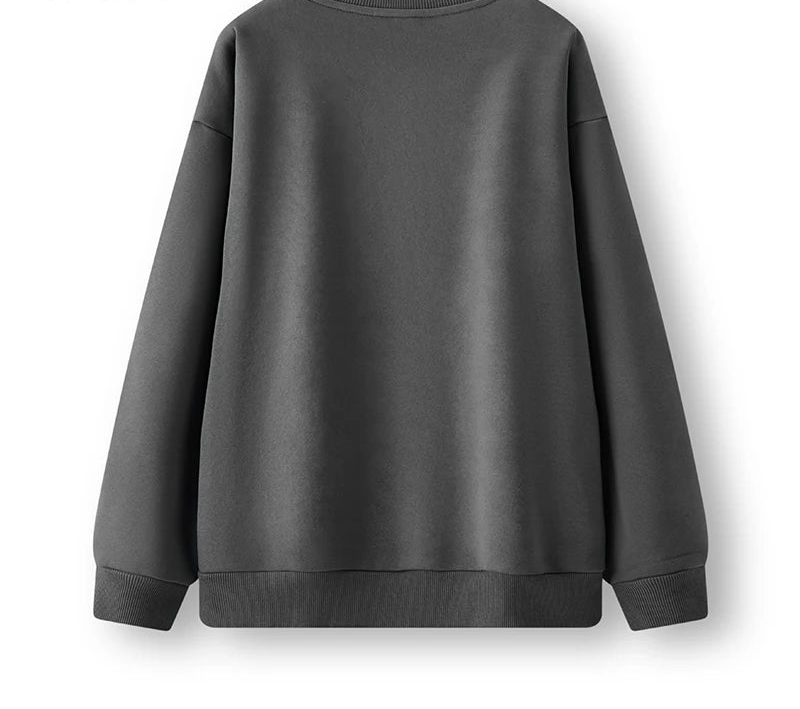 Men's Loose Fit Hoodie - Vintage Graffiti Print Long Sleeve Sweatshirt