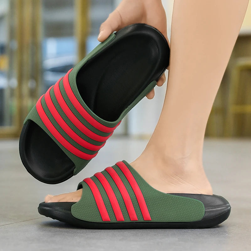 Sports Slides - Men's Quick Dry Beach Sandals & Outdoor Clogs