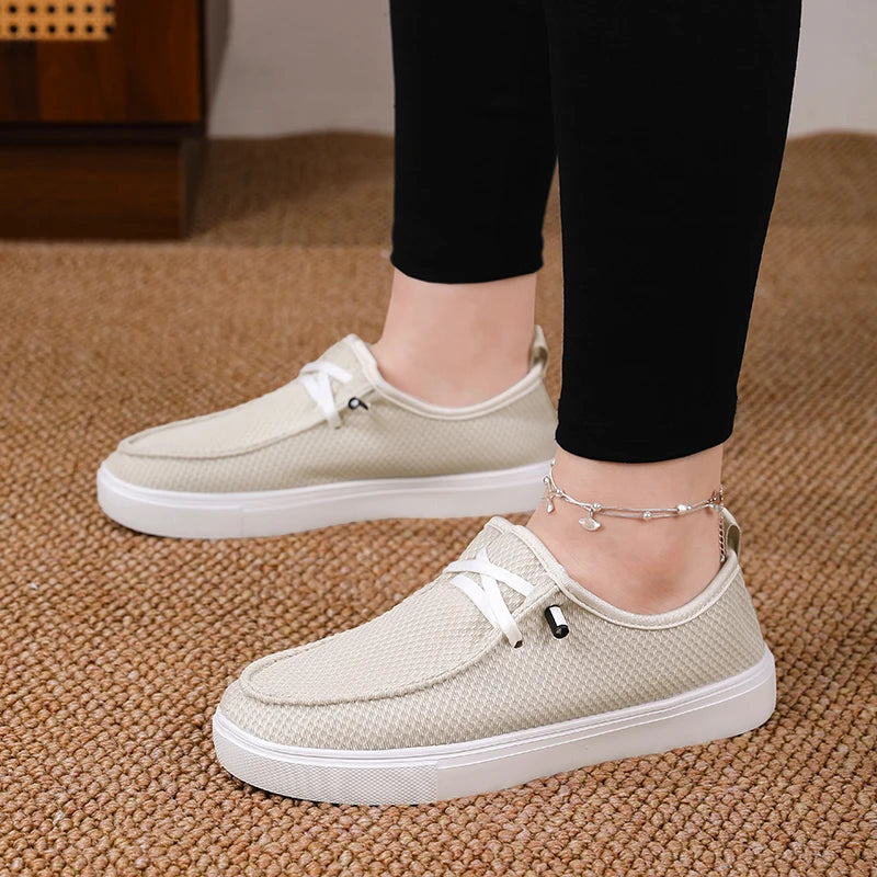 Men's Breathable Casual Sneakers - Soft Driving Running Trainers