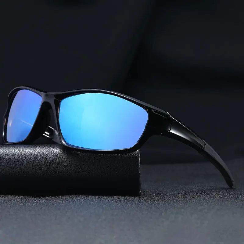 Square Polarized Cycling Sunglasses - Gradient Mirror UV400 for Women & Men