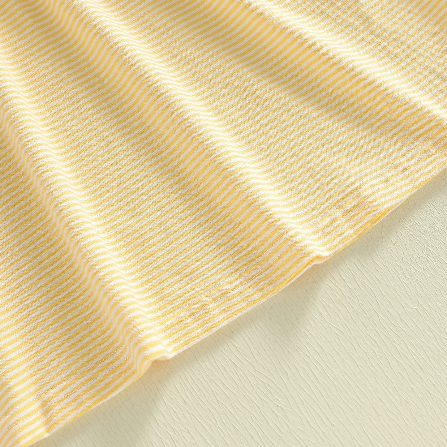 Girls A-Line Dress - Ice Cream Embroidery Striped Doll Collar Dress