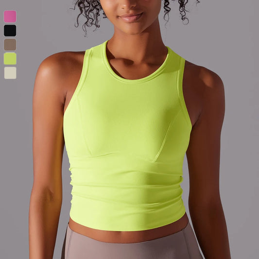 Women's Sleeveless Gym Top - Quick Dry Workout Vest