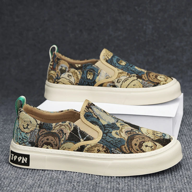 Men's Casual Slip-on Canvas Shoes