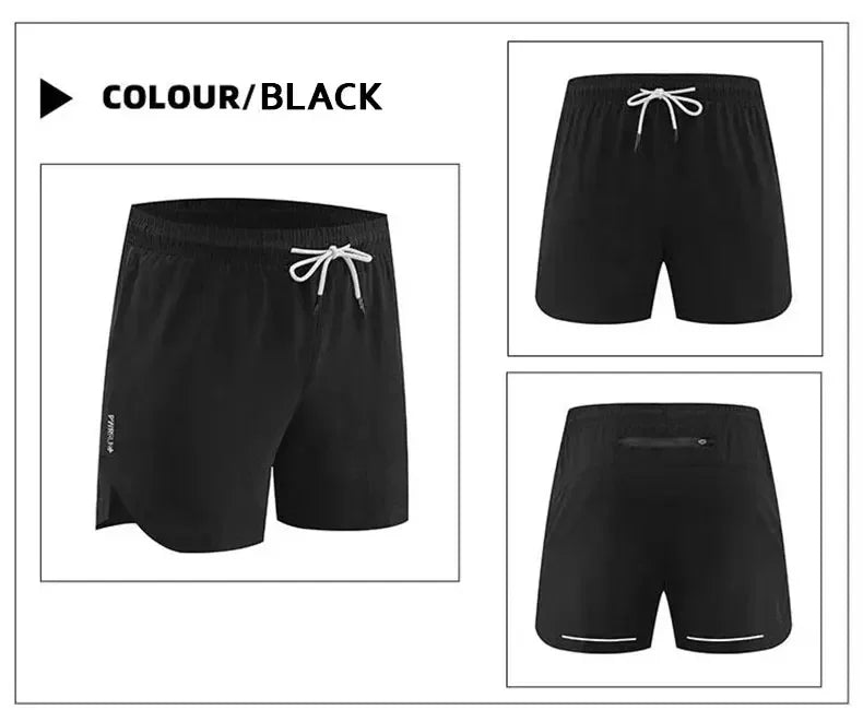 Men's Single Deck Beach Sweat Shorts with Zipped Back Pocket Running Training  Marathon Athletic Breathable Shorts