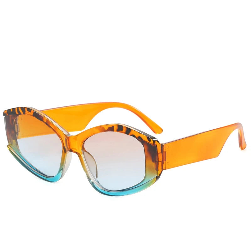 Fashion Large Frame Sunglasses - Colorful UV400 Protection for Women & Men