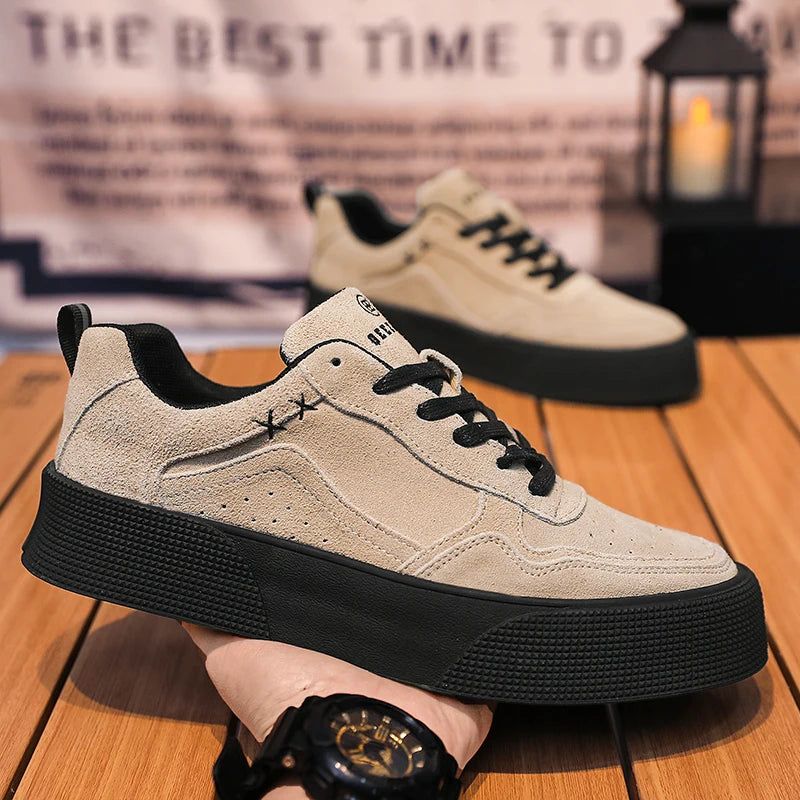 Men's Platform Sneakers - Casual Sports Running Shoes