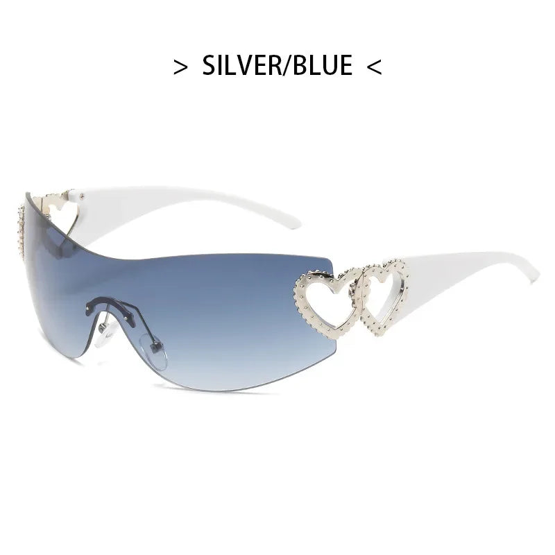 Frameless Sports Sunglasses UV400 for Women