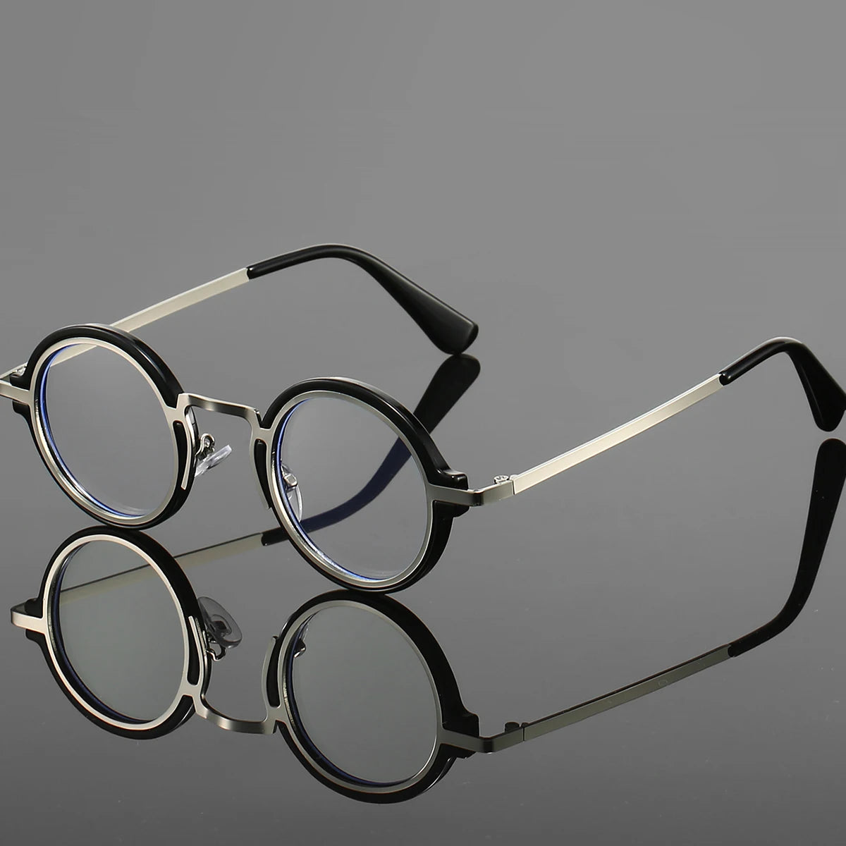Punk Round Glasses - Blue Light Blocking Eyewear for Men & Women