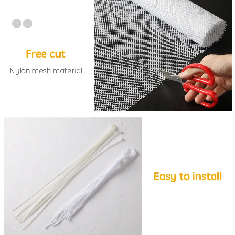 Safety Net for Stairs & Balconies - Thicken Fine Mesh Child Protection Gate