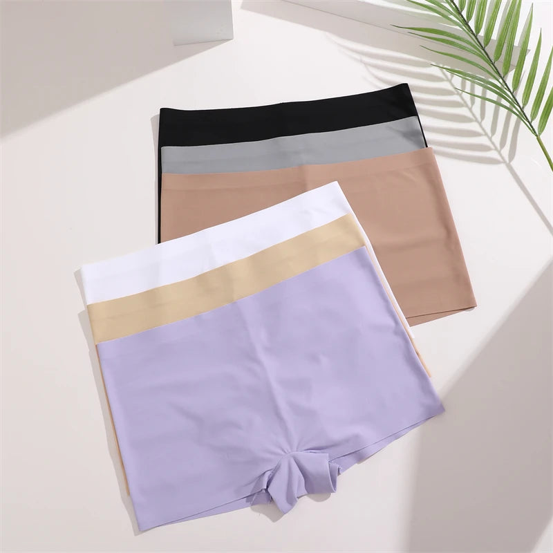 Women's Seamless Stretch Bodyshorts Low-Waist Breathable Underwear Comfortable Lingerie