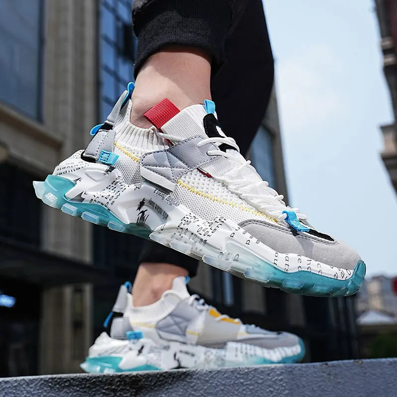 Men's Casual Sneakers | Chunky Sport Running Shoes | Non-slip Platform Shoes