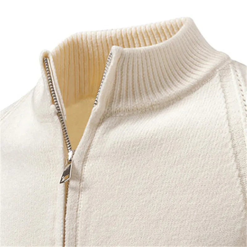 Men's Loose Fit Half-Zip Sweater