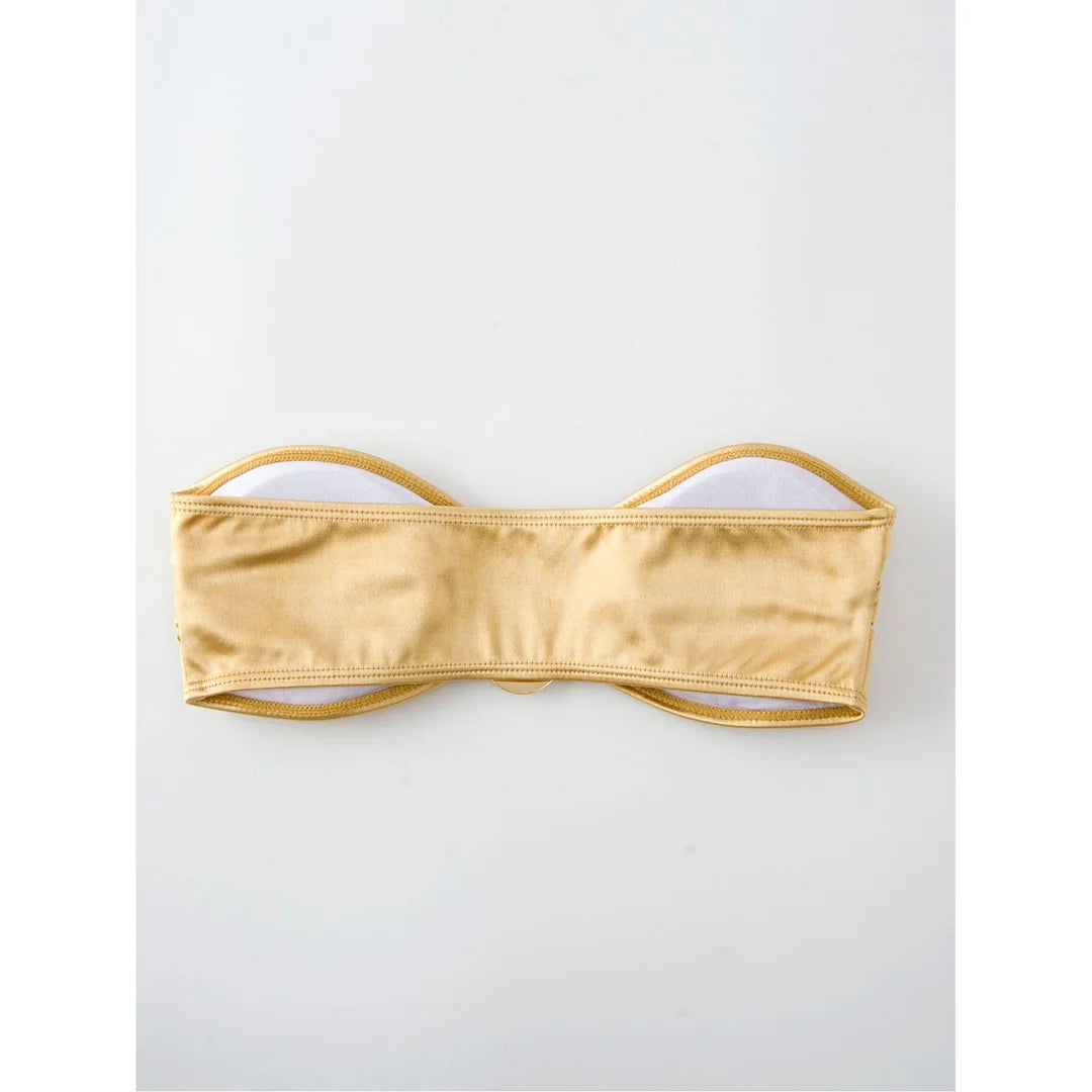 Women's Bandeau Bikini Women Swimwear Female Swimsuit Two-pieces Bikini set Padded Bather Bathing Suit Swim V4647