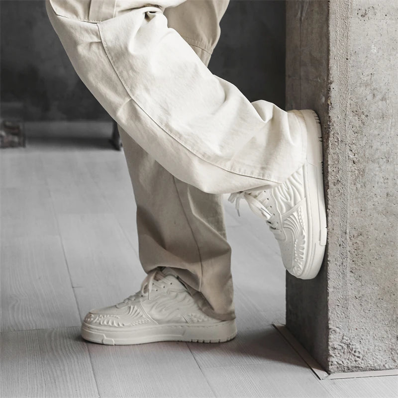 Men's Casual Platform Trainers Sneakers