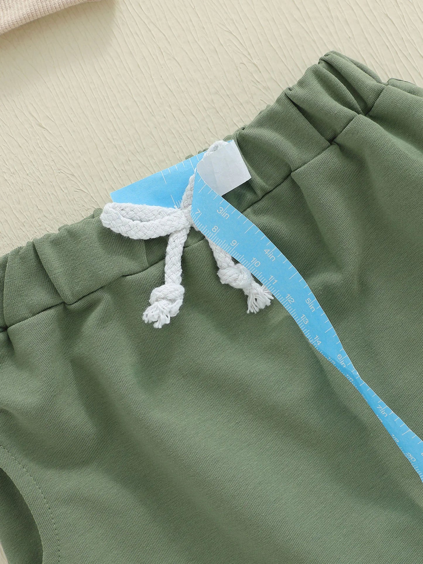 Infant Baby Boys Fall Winter Clothes Set - Fruit Letters Embroidery Long Sleeve Pullover Sweatshirt & Solid Pants