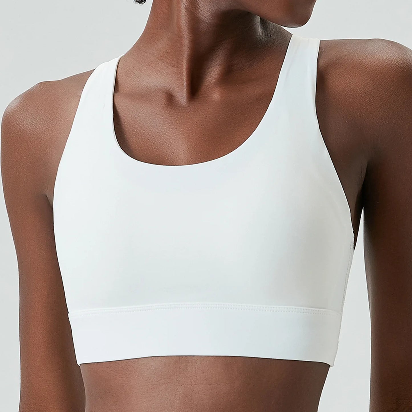 Women's High Impact Fitness Yoga Bra Buttery Soft Gym Running Breathable Quick Dry Sports Vest