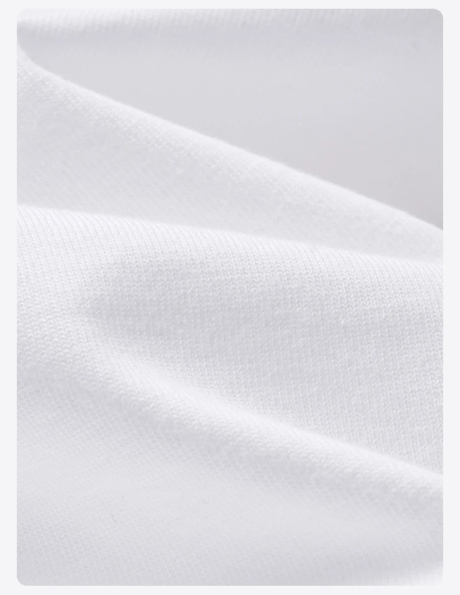 Men's Short Length Oversize 280gsm Sorona Fabric Logo Embroidery Long Sleeve T-shirt