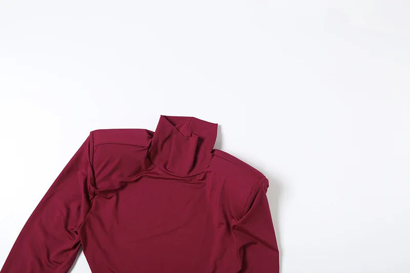 Women's Ruched Long Sleeve Maxi Dress - Elegant Backless Evening Gown