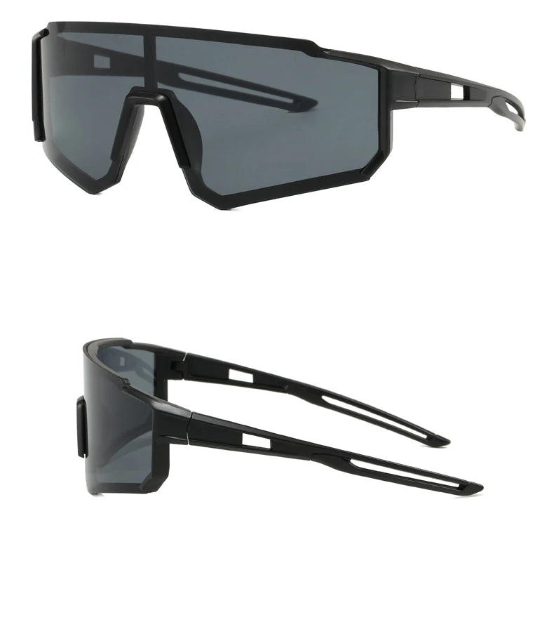 3 Pack Classic Outdoor Sport Sunglasses - Large Frame Unisex Integrated Goggles