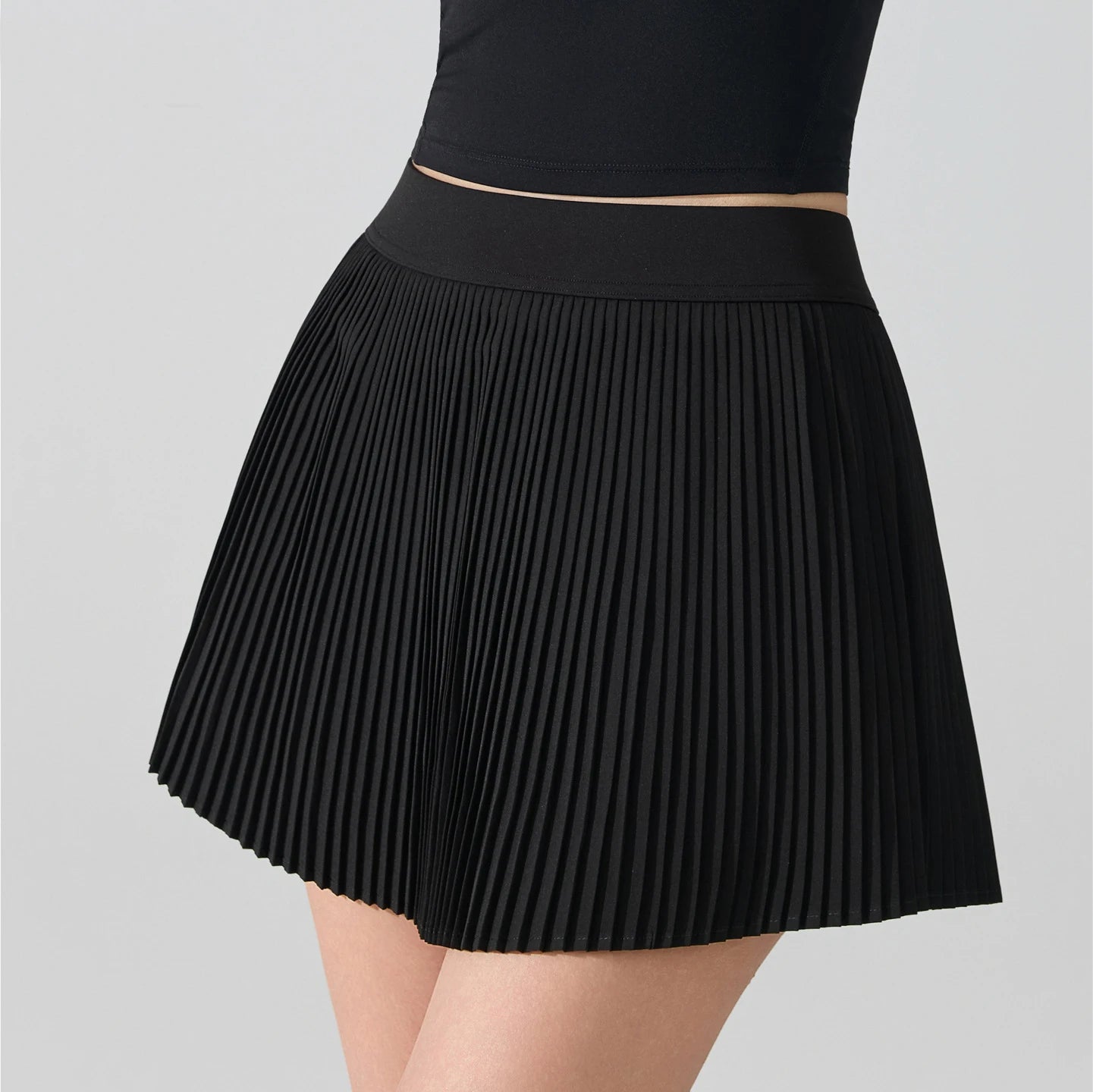 Women's Tennis Skirt with Pockets - 2-in-1 Athletic Skort for Sports