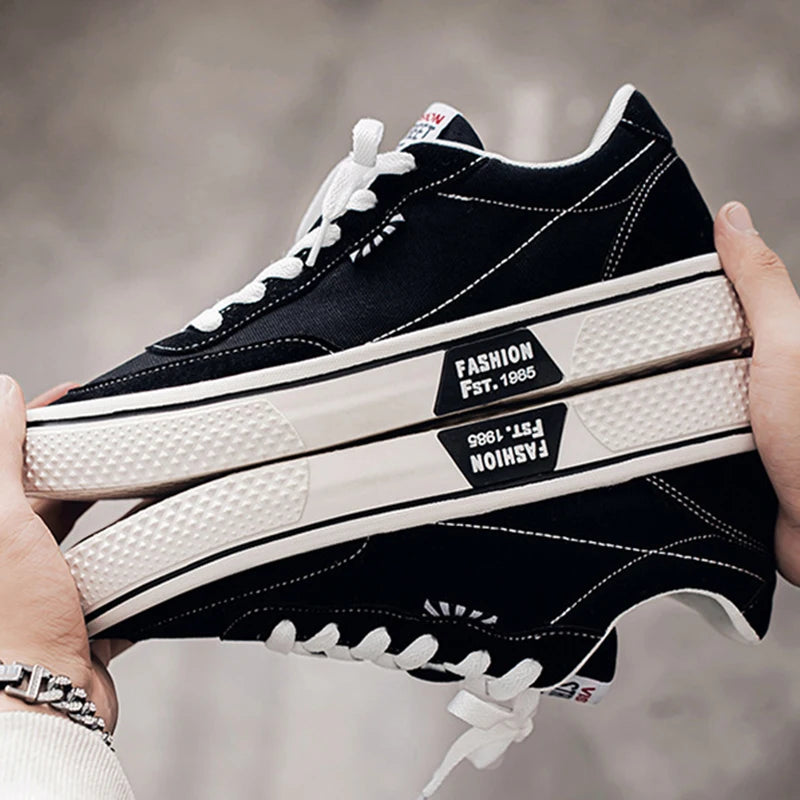 Canvas Skateboard Flat Shoes - Unisex Trainers Plus Size