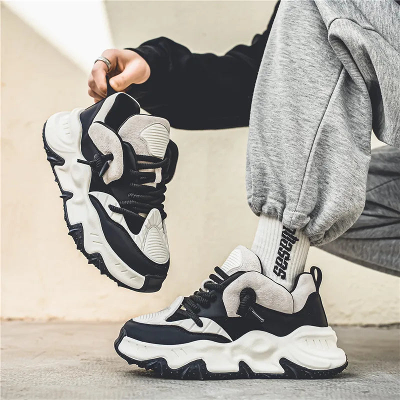 Male platform sneakers sales