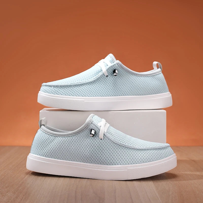 Men's Breathable Casual Sneakers - Soft Driving Running Trainers