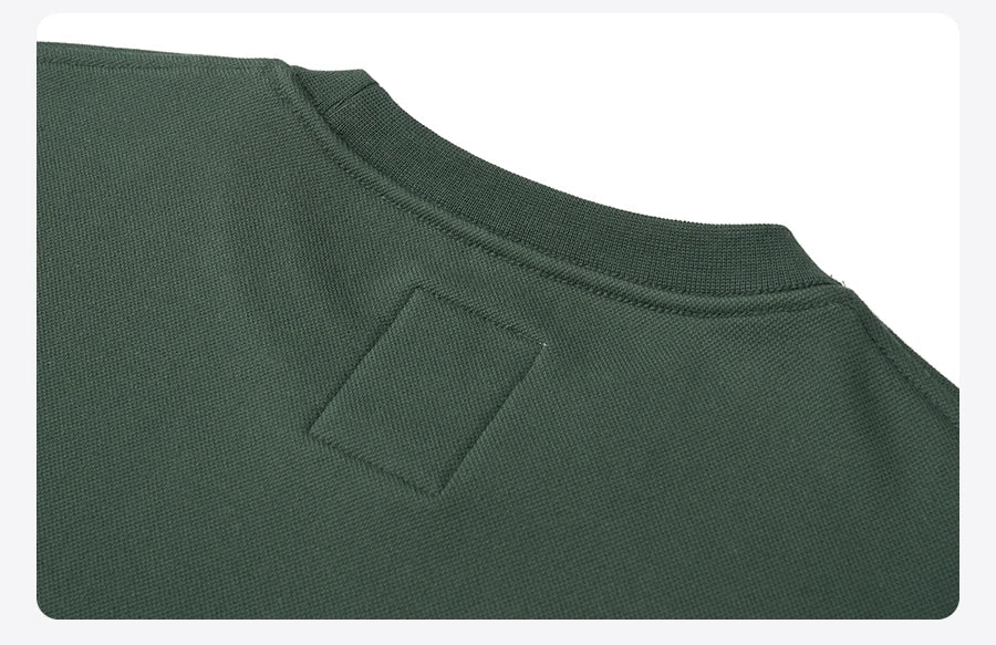 Men's 460gsm Warm Fleece Fabric Casual Quality Pullover Sweatshirt