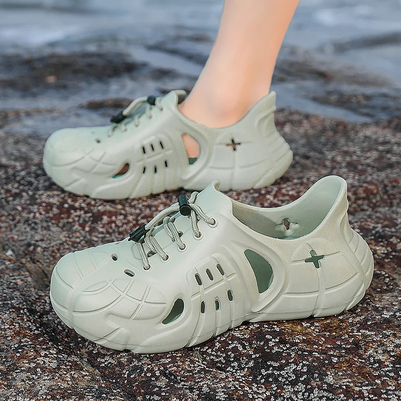 Men's Summer Platform Clogs - Outdoor Water Sandals & Beach Slides