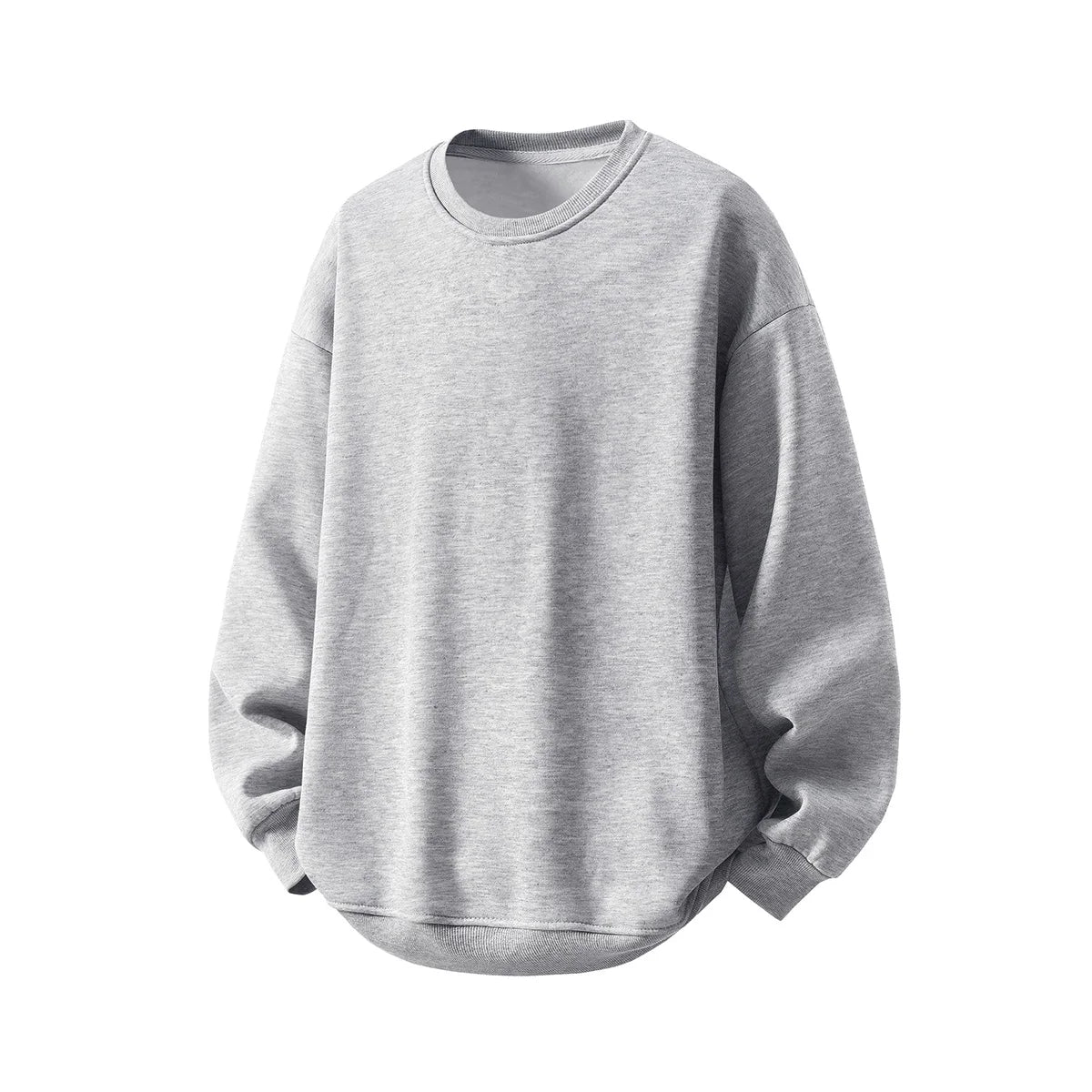 Men's Cotton O-Neck Sweatshirt - Long Sleeve Breathable Streetwear Top