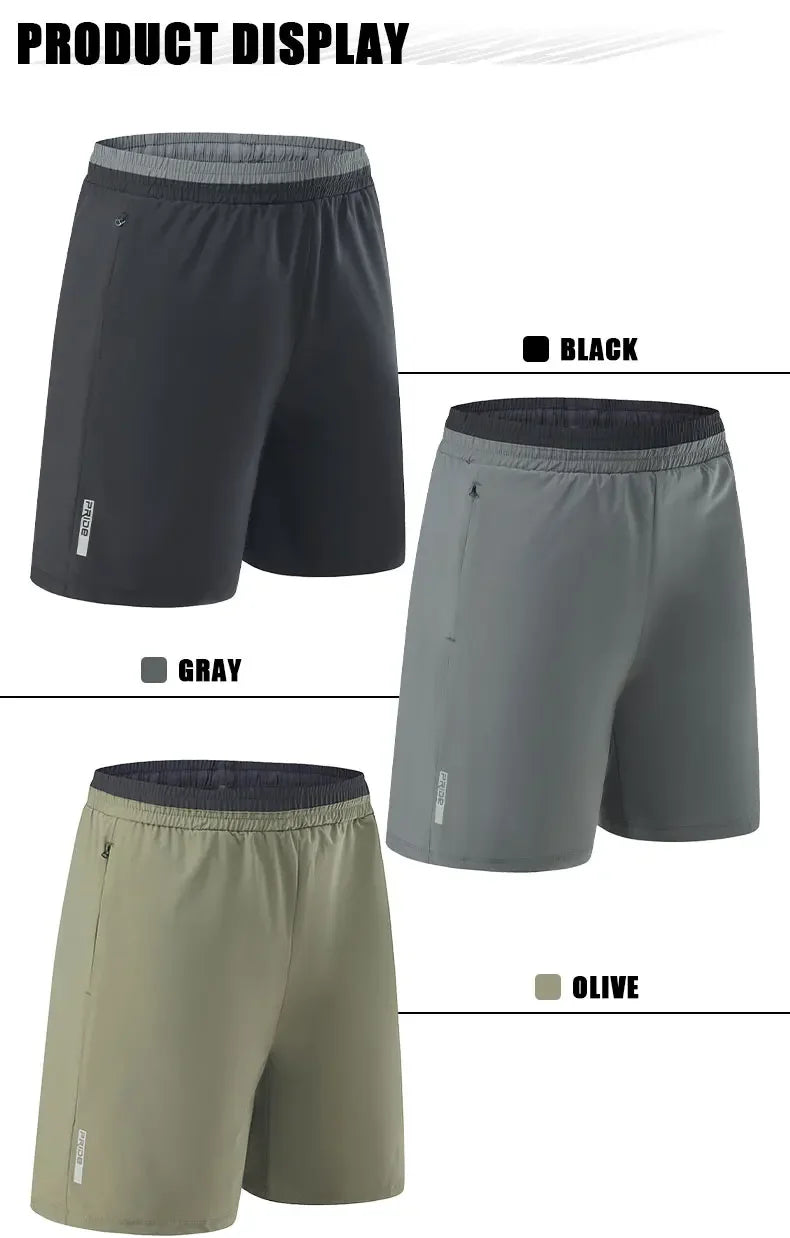 Men's Summer Running Gym Sportswear Training Sports Fitness Wear Quick Dry Shorts