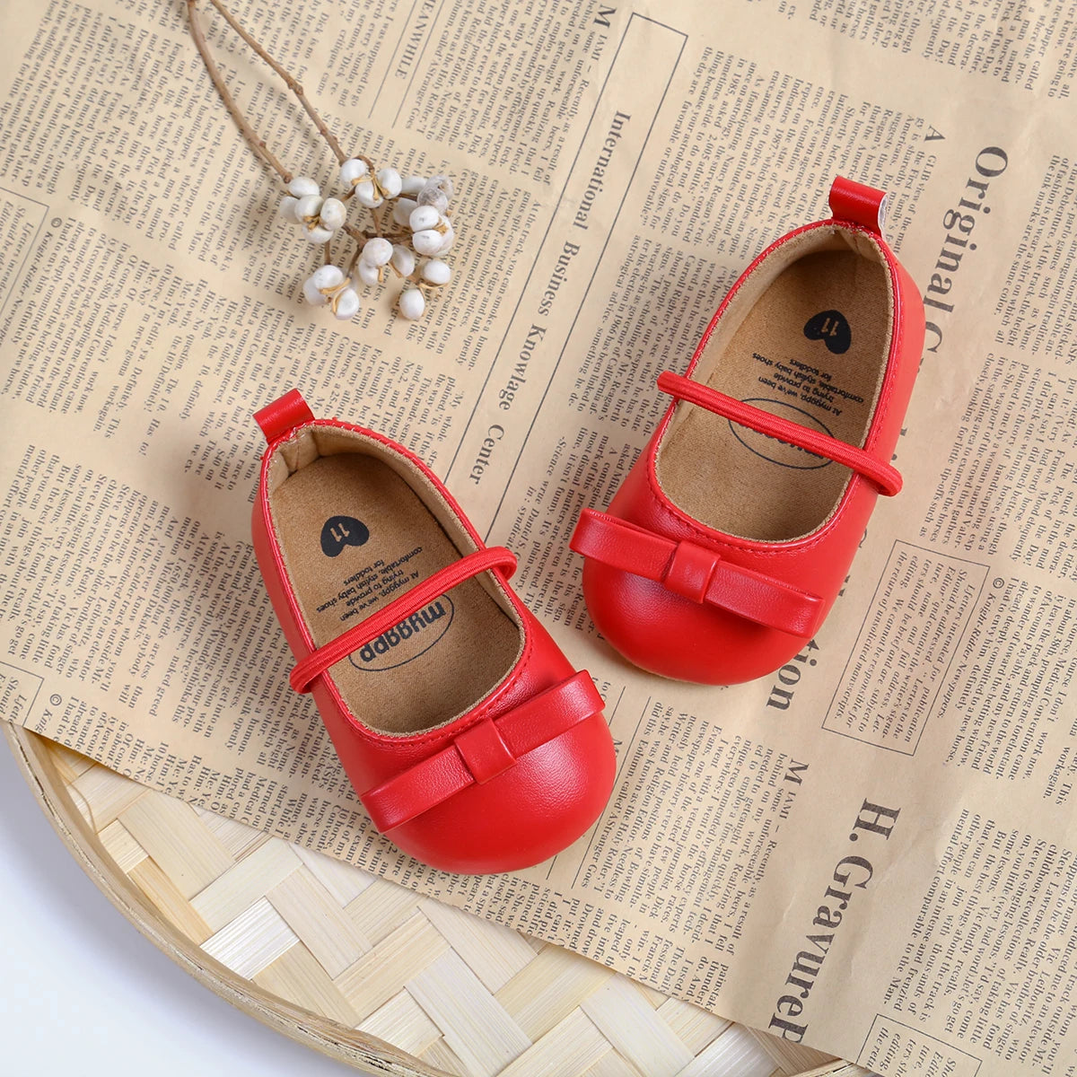 Baby Girls Bowknot Flat Shoes