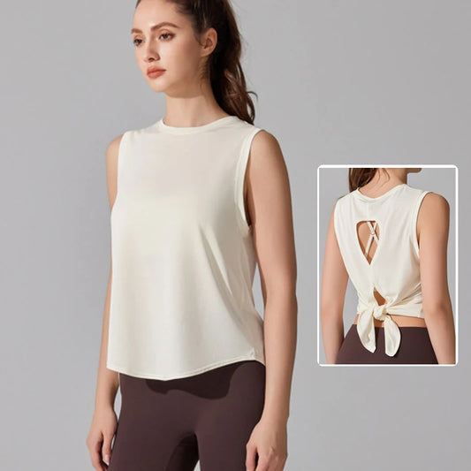 Women's Summer Gym Vest - Sleeveless Quick Dry Athletic Top for Running