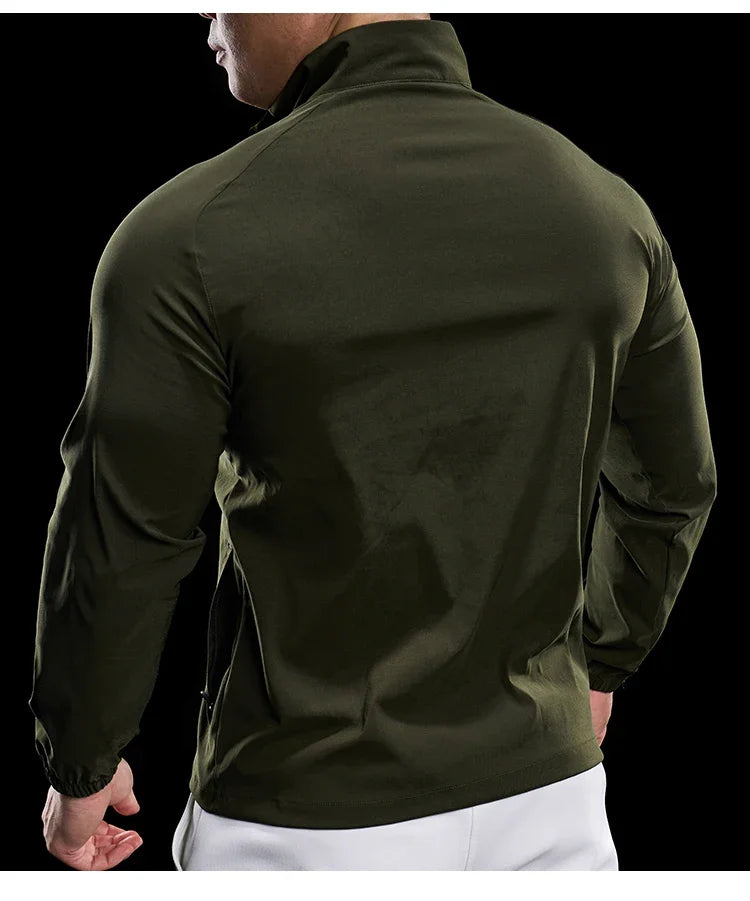Men's Thicker Pullover Zipper Pullover  Run Outdoor Turtleneck Sweatshirt
