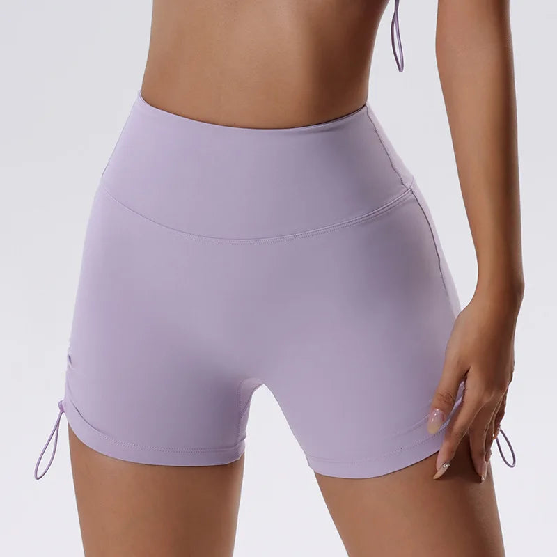 Women's Running High Waist Gym Yoga Breathable Quick Dry Workout Sportswear Shorts