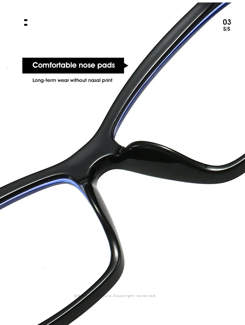 Anti Blue Light Cat Eye Glasses - Fashionable Retro Eyeglass Frame