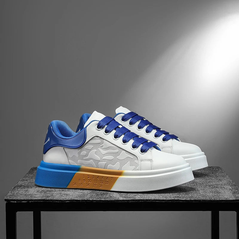 Men's Casual Platform Skateboard Tennis Sports Comfortable Vulcanized Sneakers