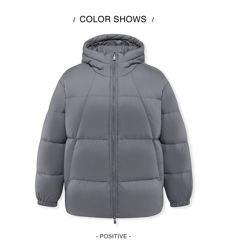 Men's Thermal Three-Proof Hooded Down Jacket - Winter Outerwear