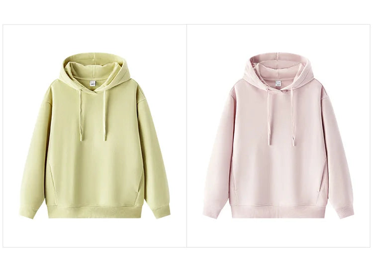 Women's Fleece Lined Thermal Hoodie - Antibacterial Loose Fit Winter Pullover