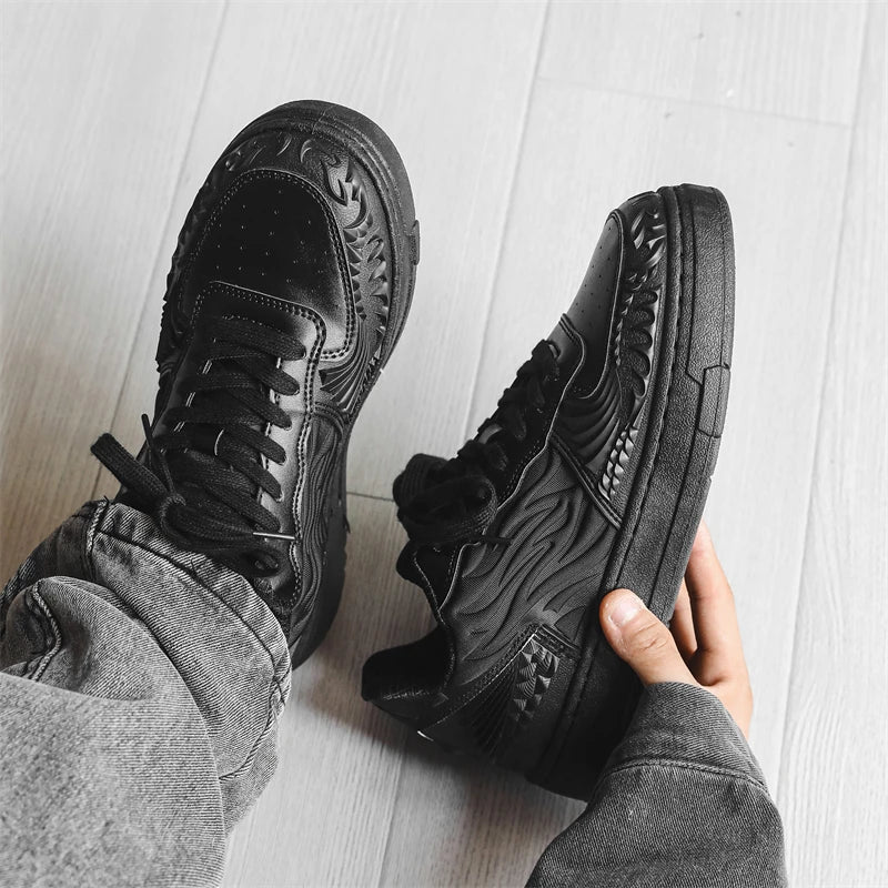 Men's Casual Platform Trainers Sneakers