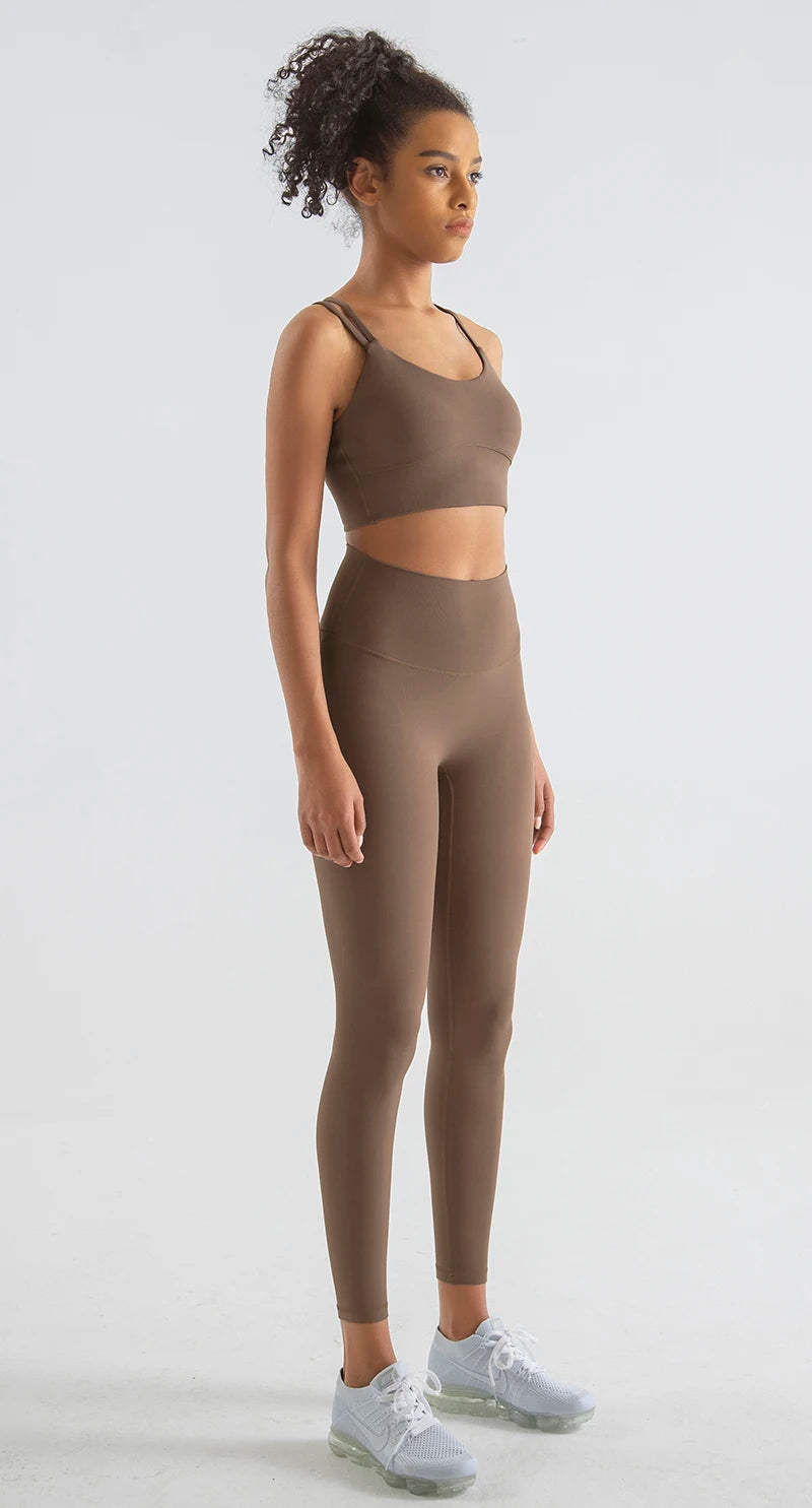 High Waist Gym Leggings - Soft Breathable Yoga Pants for Women