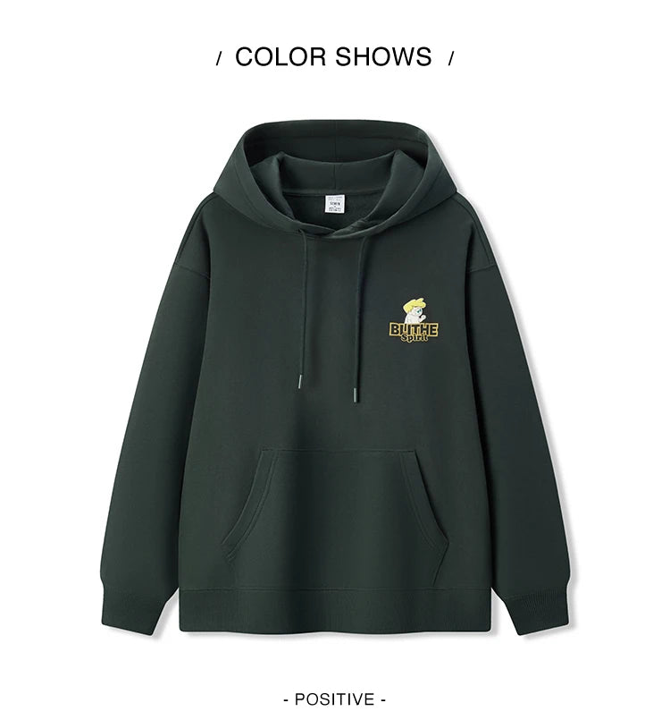 Men's Winter Campus Hoodie - Couple Matching Hooded Sweatshirt 2025